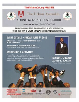 The Urban Assembly's First-Ever Young Men's Success Institute